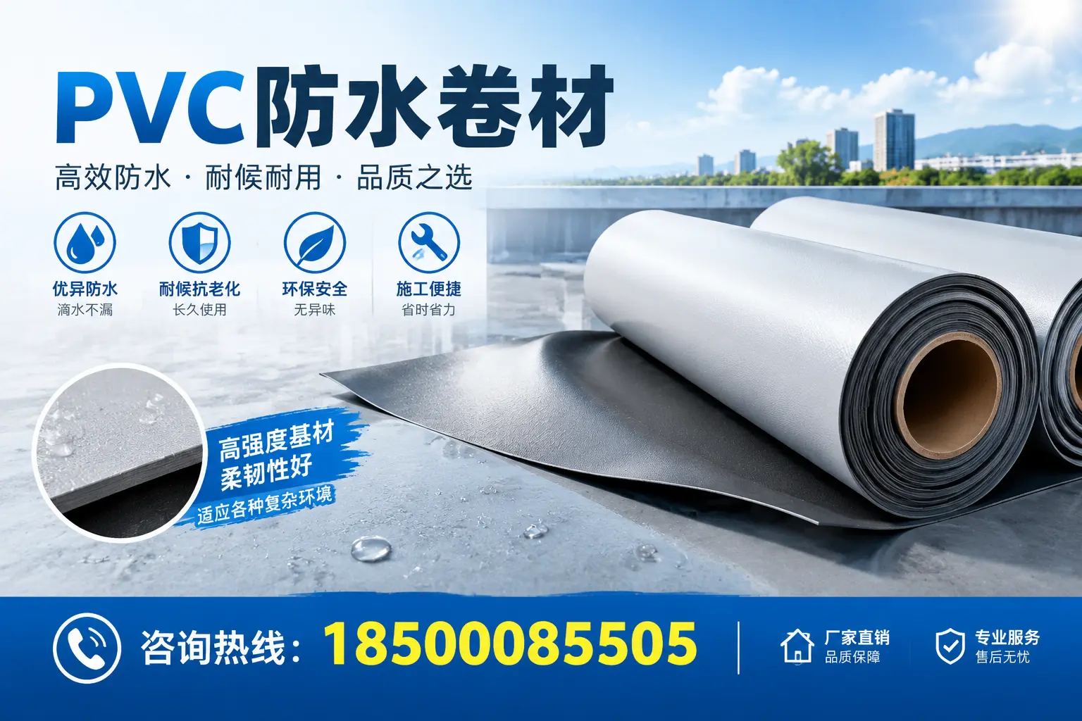 PVC防水卷材的环保特性与可持续发展探讨厦门